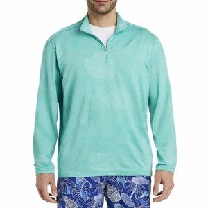 Tommy Bahama Men’s Delray Frond IslandZone 1/2-Zip (Quarter-Zip) Pullover XL NWT